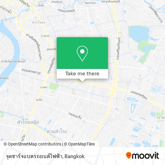 จุดชาร์จแบตรถยนต์ไฟฟ้า map