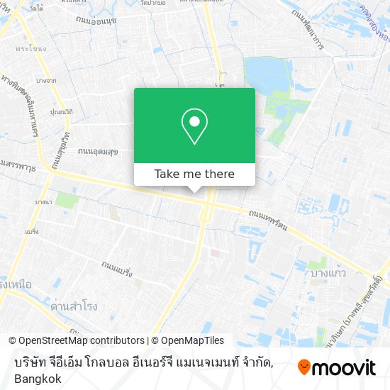 บริษัท จีอีเอ็ม โกลบอล อีเนอร์จี แมเนจเมนท์ จำกัด map