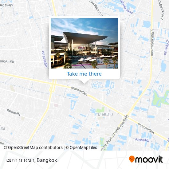 เมกา บางนา map