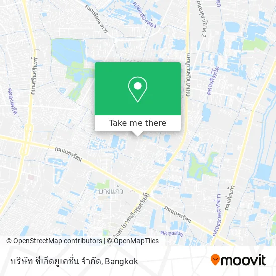 บริษัท ซีเอ็ดยูเคชั่น จำกัด map