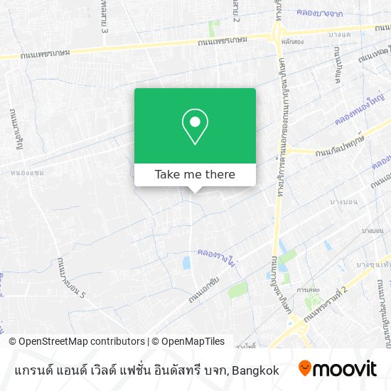 แกรนด์ แอนด์ เวิลด์ แฟชั่น อินดัสทรี บจก map