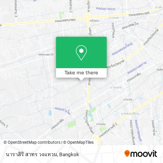 นาราสิริ สาทร วงแหวน map