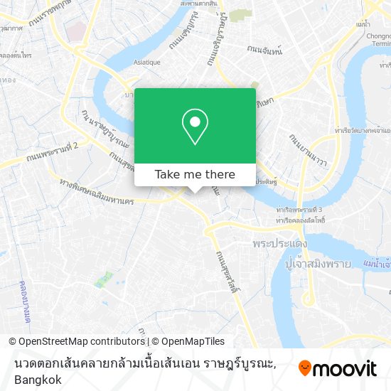 นวดตอกเส้นคลายกล้ามเนื้้อเส้นเอน ราษฎร์บูรณะ map