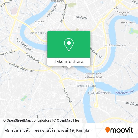 ซอยวัดบางพึ่ง - พระราชวิริยาภรณ์ 16 map