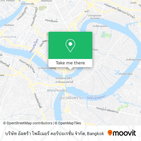 บริษัท อัลตร้า โพลีเมอร์ คอร์ปอเรชั่น จำกัด map