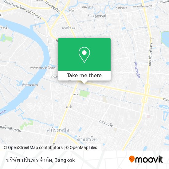บริษัท ปรินทร จำกัด map
