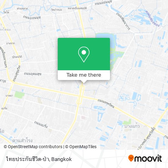 ไทยประกันชีวิต-ป่า map