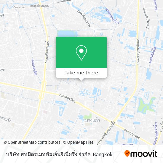 บริษัท สหมิตรเมททัลเอ็นจิเนียริ่ง จำกัด map