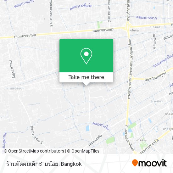 ร้านตัดผมเด็กชายน้อย map