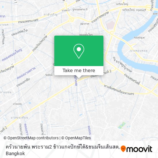 ครัวนายพัน พระราม2 ข้าวแกงปักษ์ใต้&ขนมจีนเส้นสด map