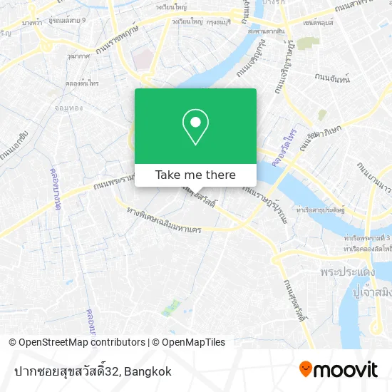 ปากซอยสุขสวัสดิ์32 map