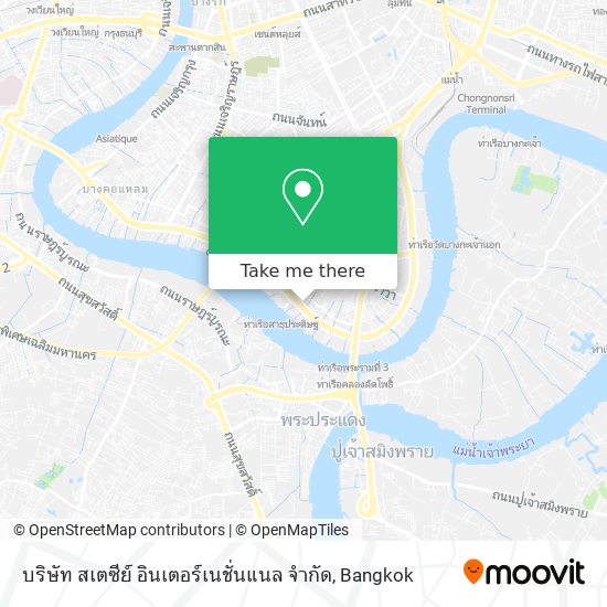 บริษัท สเตซีย์ อินเตอร์เนชั่นแนล จำกัด map