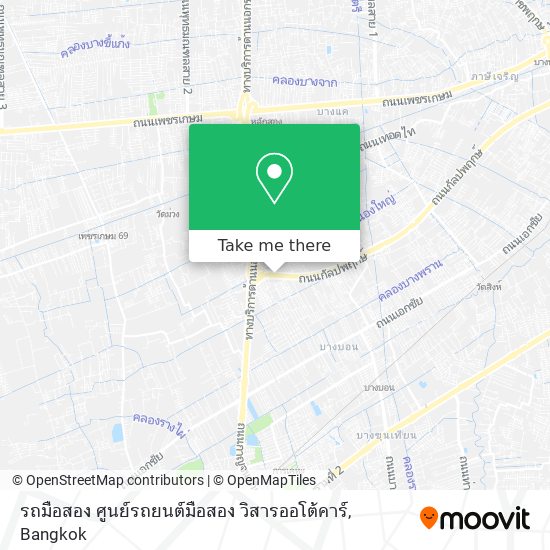 รถมือสอง ศูนย์รถยนต์มือสอง วิสารออโต้คาร์ map