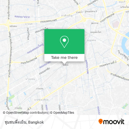 ชุมชนพึ่งเย็น map
