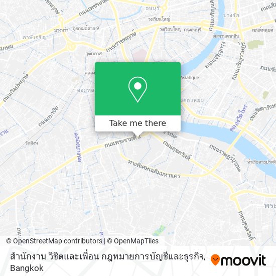 สำนักงาน วิชิตและเพื่อน กฎหมายการบัญชีและธุรกิจ map