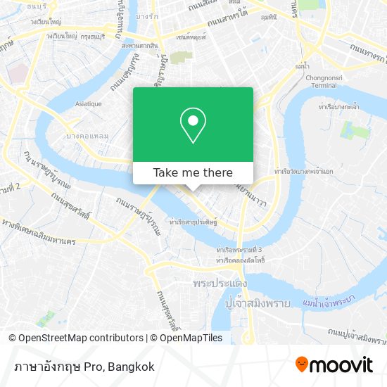 ภาษาอังกฤษ Pro map