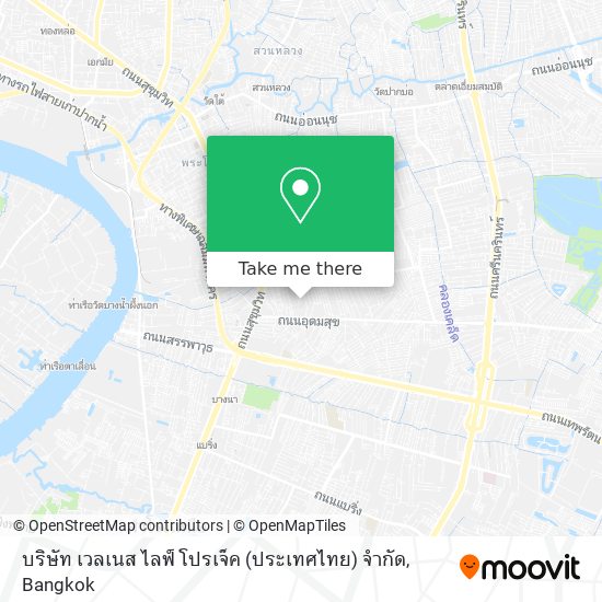 บริษัท เวลเนส ไลฟ์ โปรเจ็ค (ประเทศไทย) จํากัด map