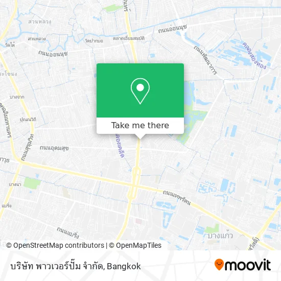บริษัท พาวเวอร์ปั๊ม จำกัด map