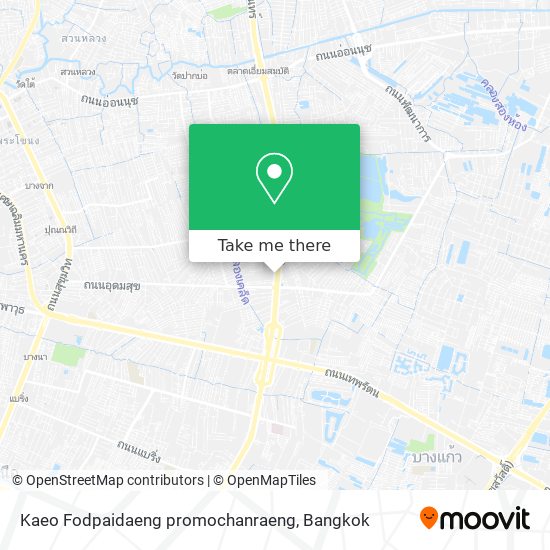 Kaeo Fodpaidaeng promochanraeng map