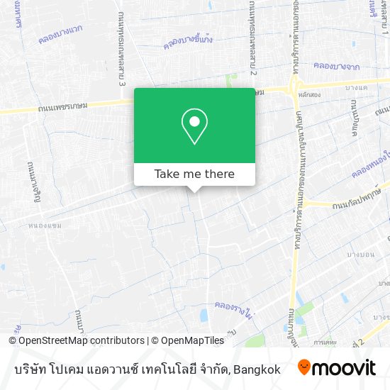 บริษัท โปเคม แอดวานซ์ เทคโนโลยี จำกัด map