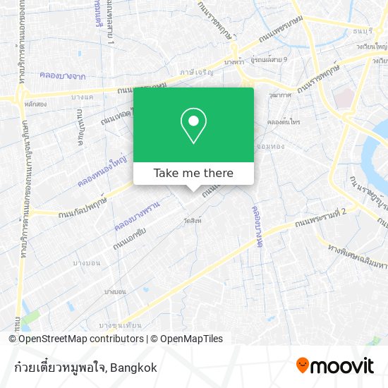 ก๋วยเตี๋ยวหมูพอใจ map