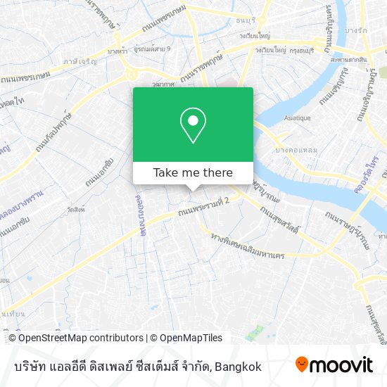 บริษัท แอลอีดี ดิสเพลย์ ซีสเต็มส์ จำกัด map