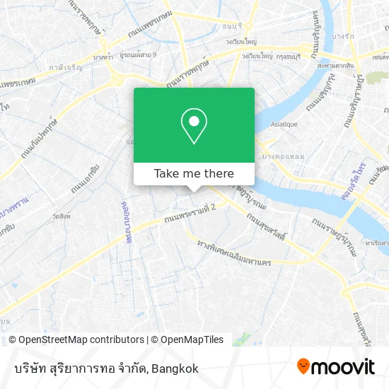 บริษัท สุริยาการทอ จำกัด map