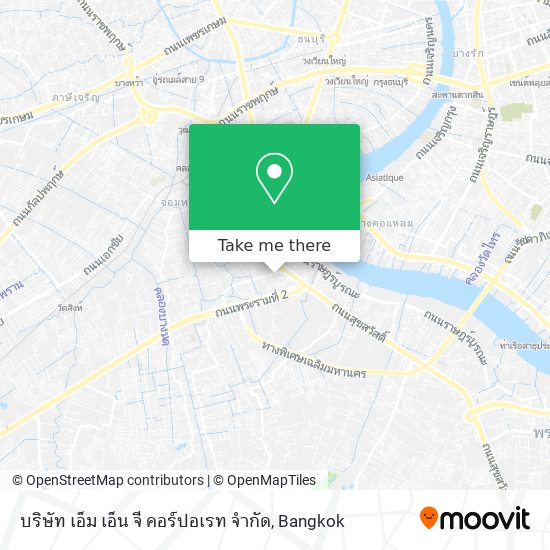 บริษัท เอ็ม เอ็น จี คอร์ปอเรท จำกัด map