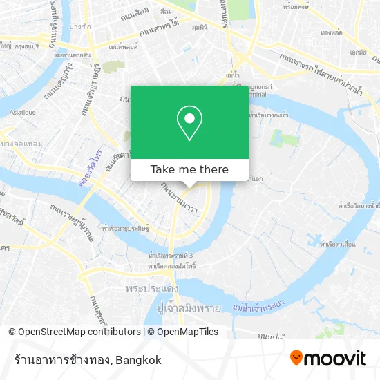 ร้านอาหารช้างทอง map