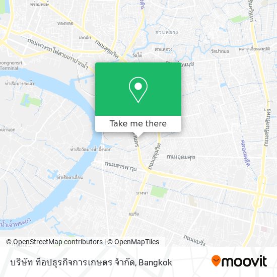 บริษัท ท็อปธุรกิจการเกษตร จำกัด map