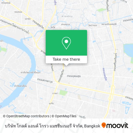 บริษัท โกลด์ แอนด์ โกรว แมชชีนเนอรี จำกัด map