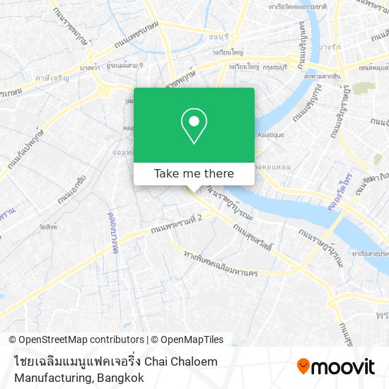 ไชยเฉลิมแมนูแฟคเจอริ่ง Chai Chaloem Manufacturing map