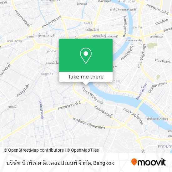 บริษัท บิวท์เทค ดีเวลลอปเมนท์ จำกัด map