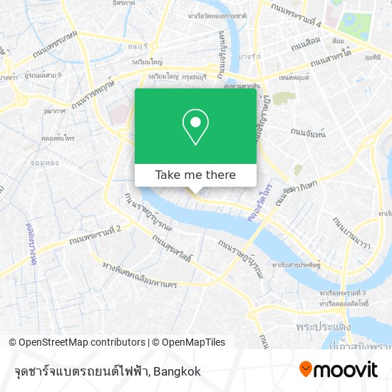 จุดชาร์จแบตรถยนต์ไฟฟ้า map