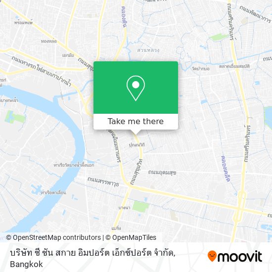บริษัท ซี ซัน สกาย อิมปอร์ต เอ็กซ์ปอร์ต จำกัด map