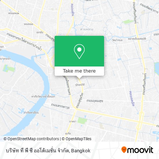 บริษัท ที พี ซี ออโต้เมชั่น จำกัด map