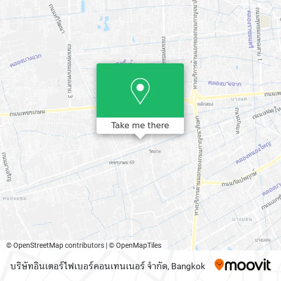 บริษัทอินเตอร์ไฟเบอร์คอนเทนเนอร์ จำกัด map