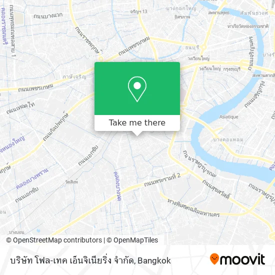 บริษัท โฟล-เทค เอ็นจิเนียริ่ง จำกัด map