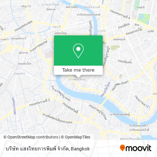 บริษัท แสงไทยการพิมพ์ จำกัด map