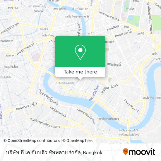 บริษัท ที เค ดับบลิว ซัพพลาย จำกัด map