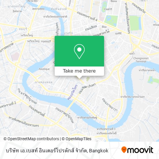 บริษัท เอ.เบสท์ อินเตอร์โปรดักส์ จำกัด map