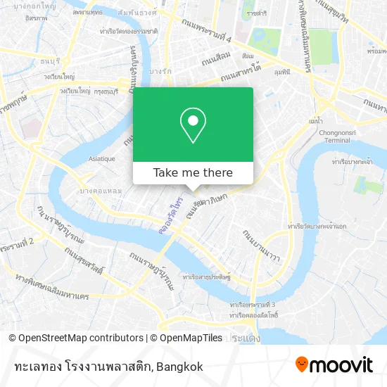 ทะเลทอง โรงงานพลาสติก map