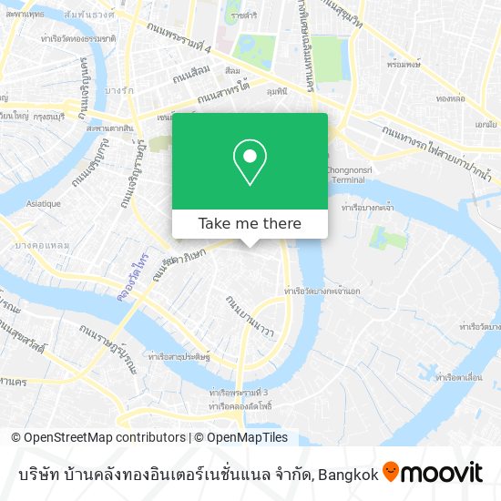 บริษัท บ้านคลังทองอินเตอร์เนชั่นแนล จำกัด map