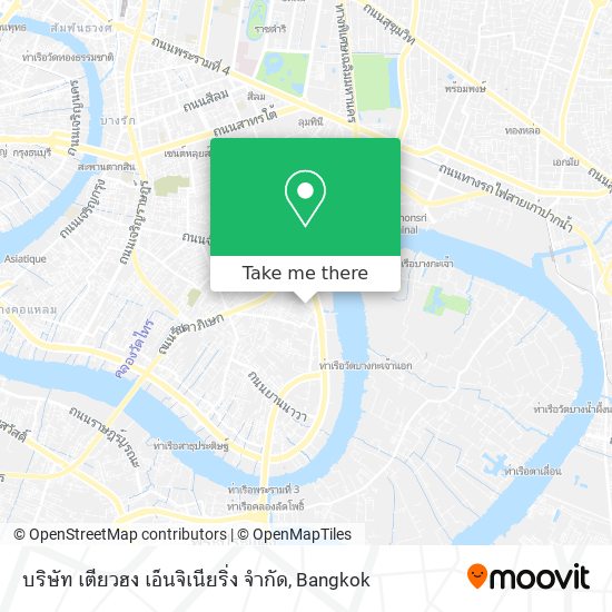 บริษัท เตียวฮง เอ็นจิเนียริ่ง จำกัด map