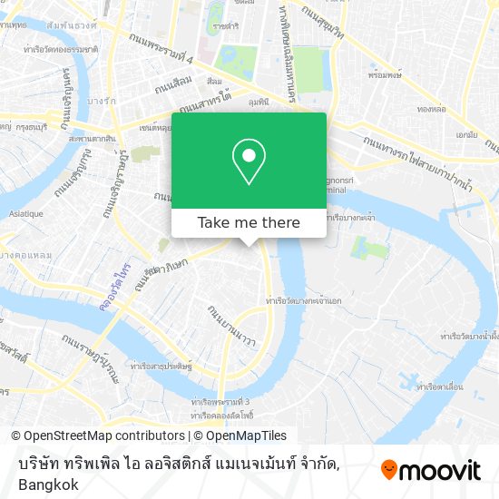 บริษัท ทริพเพิล ไอ ลอจิสติกส์ แมเนจเม้นท์ จำกัด map