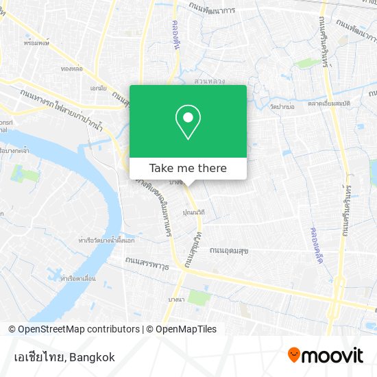 เอเชียไทย map