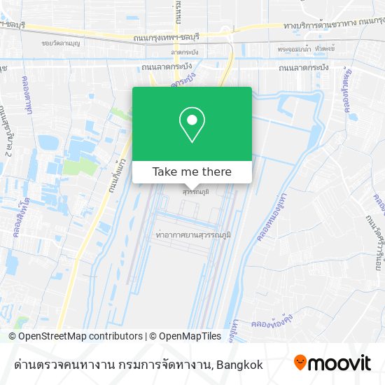 ด่านตรวจคนหางาน กรมการจัดหางาน map