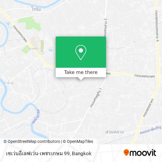 เซเว่นอีเลฟเว่น-เพชรเกษม 99 map