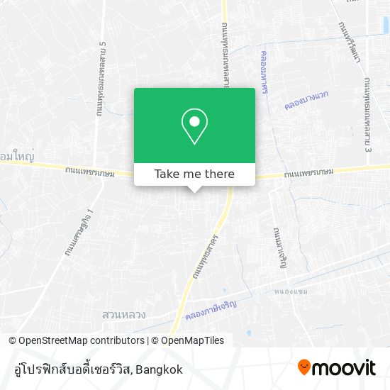 อู่โปรฟิกส์บอดี้เซอร์วิส map