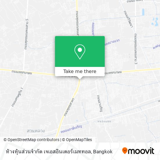 ห้างหุ้นส่วนจำกัด เจเอสอินเตอร์เมททอล map